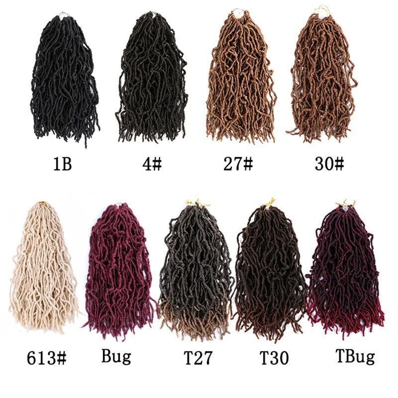 Earthworm Crochet  HUMAN HAIR Wig NuLocs Braiding Hair Dreadlocks