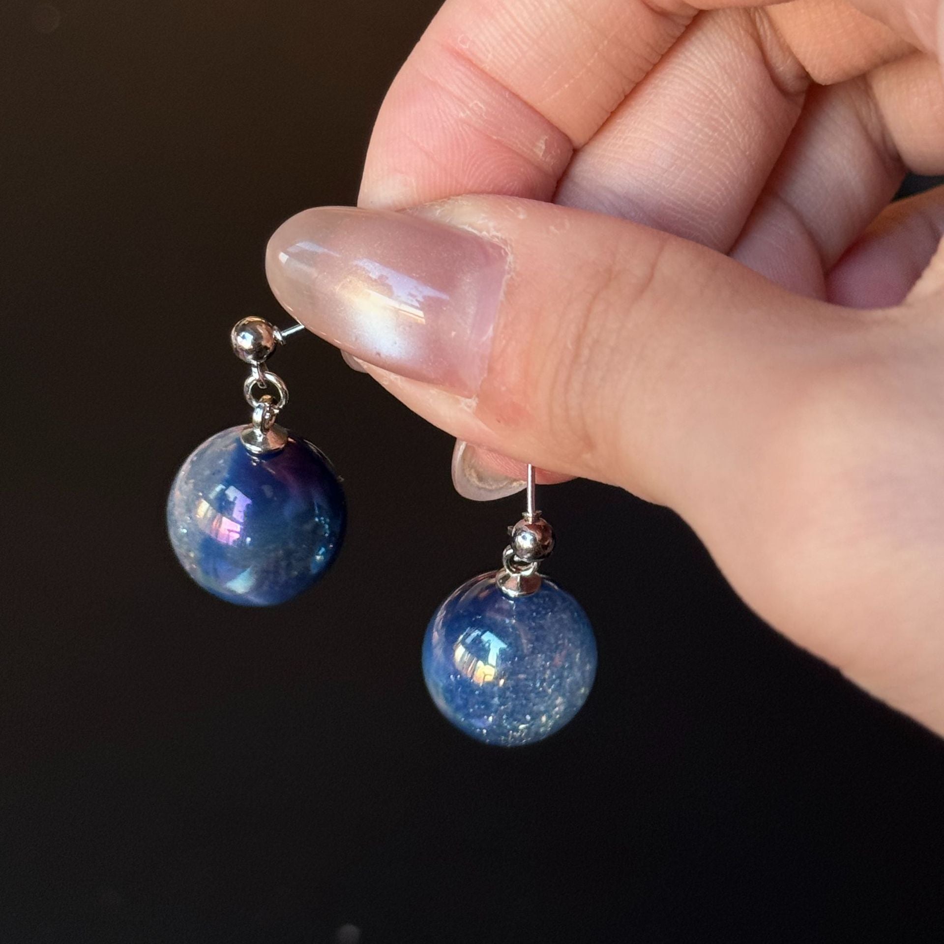 Niche Original Design Ear Studs Color Earrings