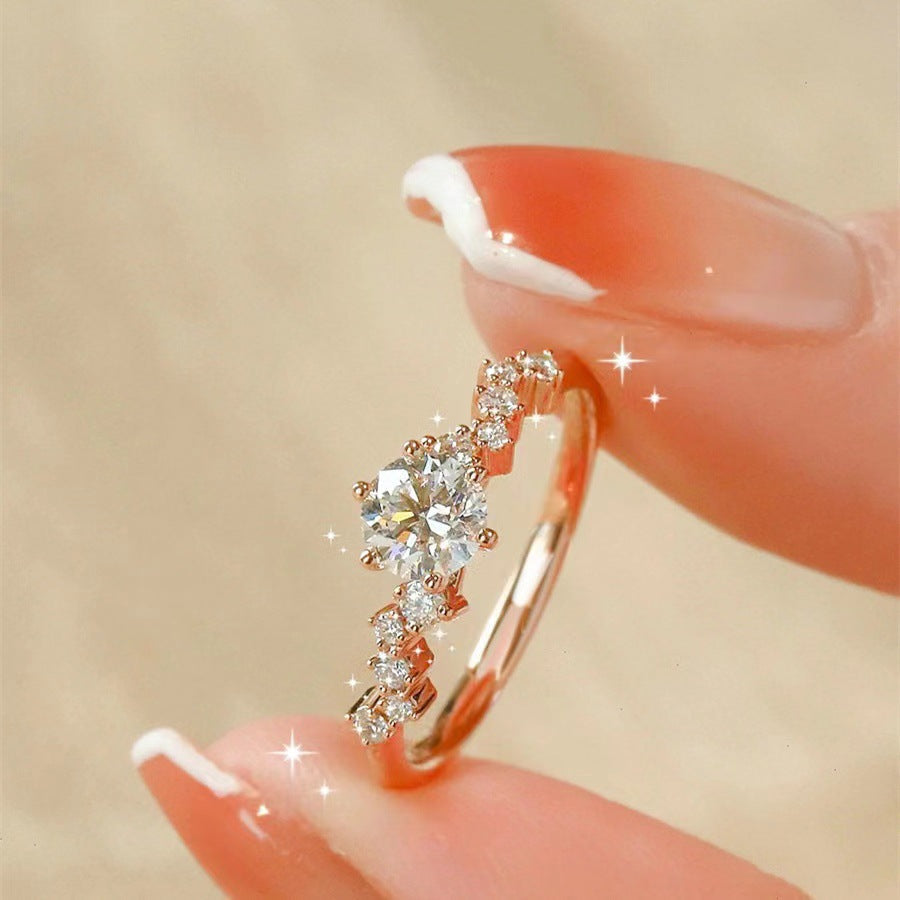 Ins Special-interest Design Light Luxury Exquisite Ring