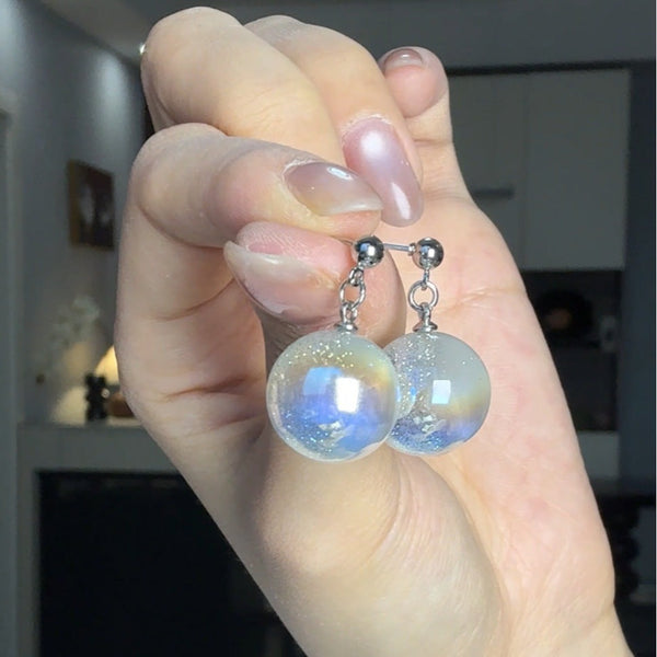 Niche Original Design Ear Studs Color Earrings